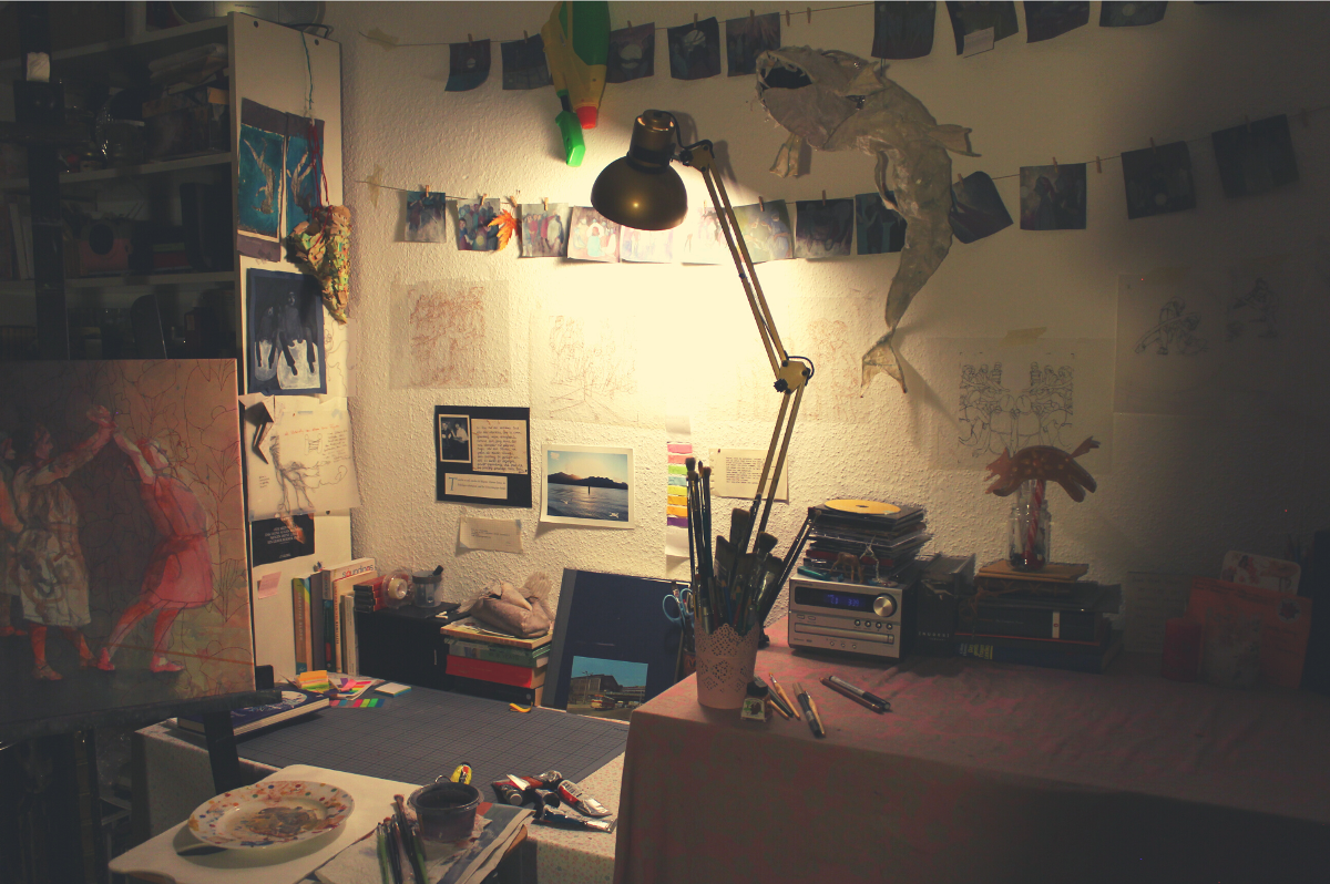 Foto of artist studio